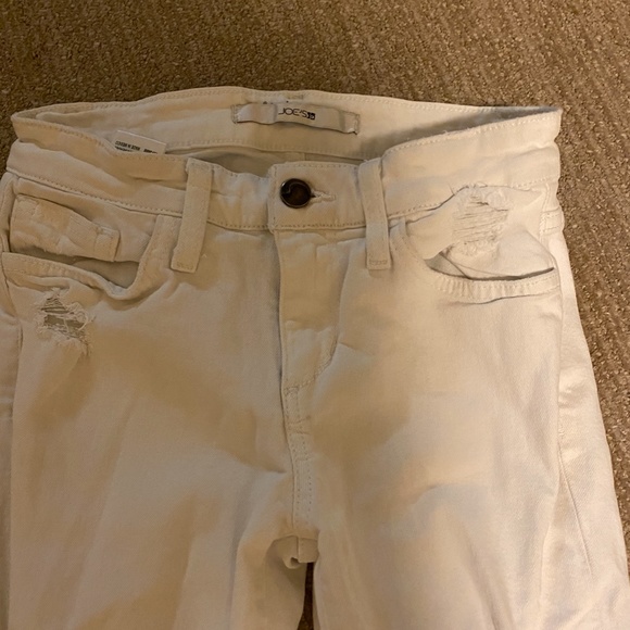Joes Jean's White Size 25 Mid-Rise Straight Leg - Picture 5 of 7